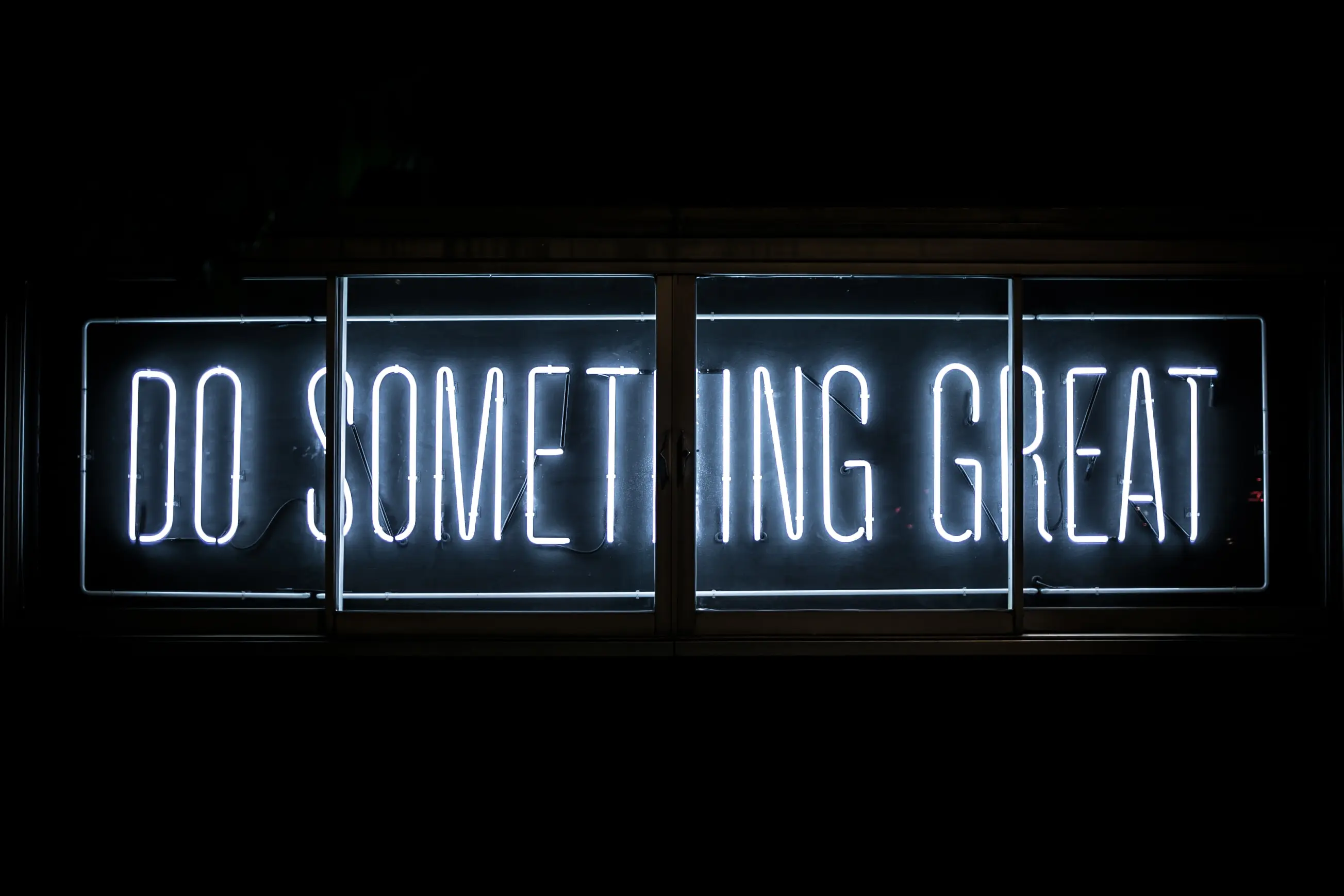Picture saying we do great things